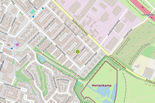 Ambulance-melding op Zalmvisserspad, Tegelen op 10 juni, kaart-overzicht