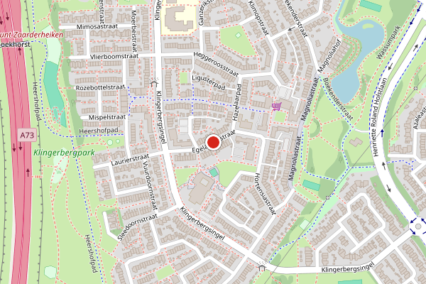 Brandweer-melding op Egelantierstraat, Venlo op 10 juni, kaart-overzicht