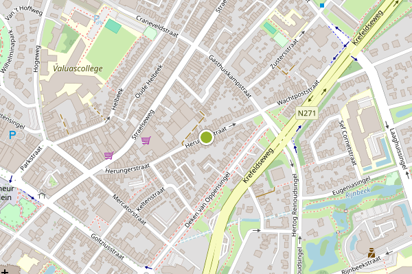 Ambulance-melding op Herungerstraat, Venlo op 11 juni, kaart-overzicht