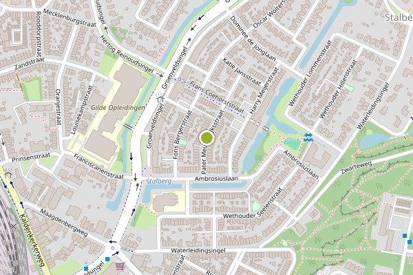 Ambulance-melding op Pater Meulendijksstraat, Venlo op 11 juni, kaart-overzicht