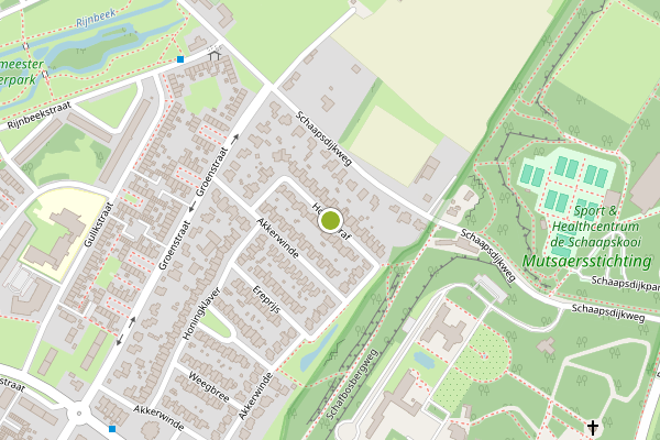 Ambulance-melding op Hondsdraf, Venlo op 13 juni, kaart-overzicht