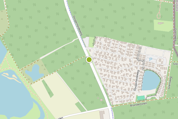Ambulance-melding op Dorperheideweg, Arcen op 17 juni, kaart-overzicht