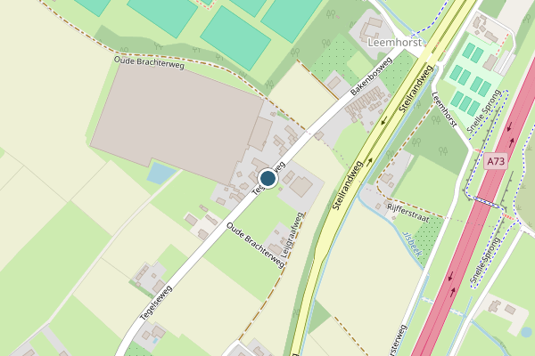 Politie-melding op Tegelseweg, Venlo op 18 juni, kaart-overzicht