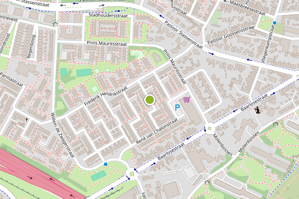 Ambulance-melding op Frederik Hendrikstraat, Venlo op 20 juni, kaart-overzicht
