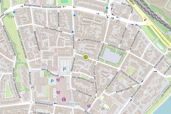 Ambulance-melding op Schenck van Nijdeggenstraat, Venlo op 22 juni, kaart-overzicht