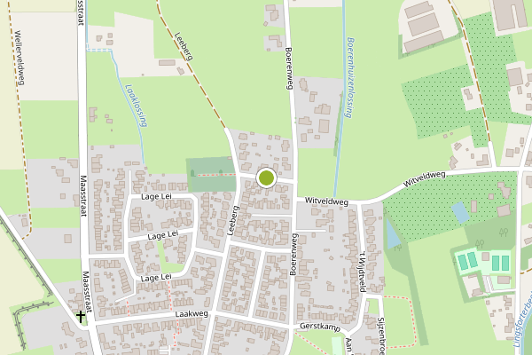 Ambulance-melding op Meester Ronckenstraat, Arcen op 22 juni, kaart-overzicht