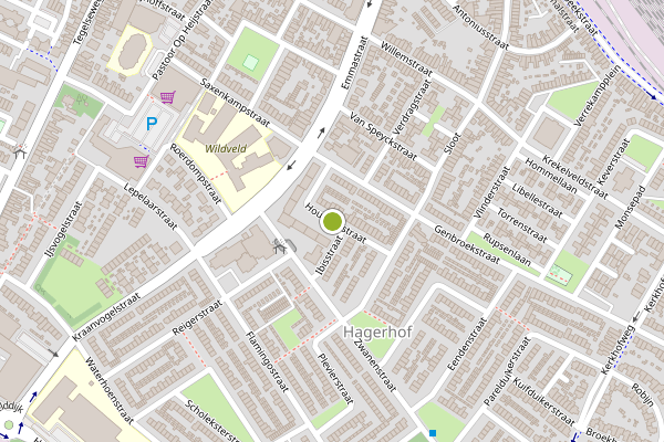 Ambulance-melding op Houtsnipstraat, Venlo op 22 juni, kaart-overzicht