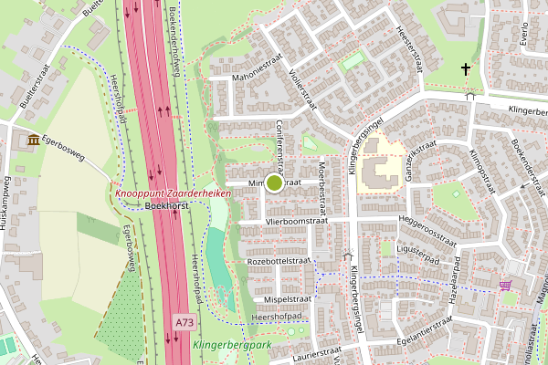 Ambulance-melding op Mimosastraat, Venlo op 22 juni, kaart-overzicht