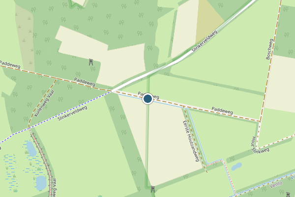 Politie-melding op Paddeweg, Velden op 23 juni, kaart-overzicht