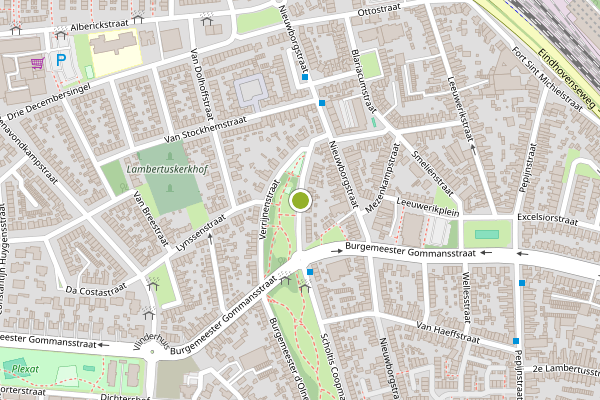 Ambulance-melding op Burgemeester Clercxstraat, Venlo op 25 juni, kaart-overzicht