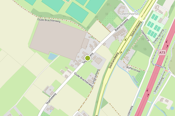 Ambulance-melding op Tegelseweg, Venlo op 25 juni, kaart-overzicht