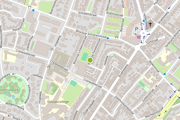 Ambulance-melding op Bisschop Paredisstraat, Venlo op 26 juni, kaart-overzicht