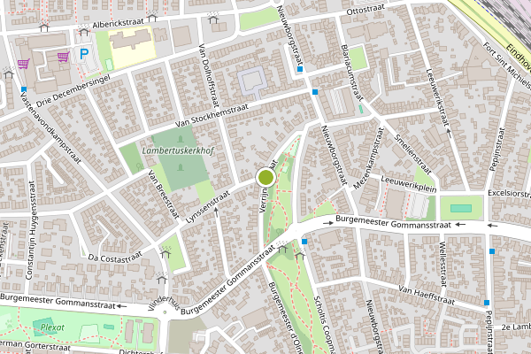 Ambulance-melding op Verrijnenstraat, Venlo op 26 juni, kaart-overzicht