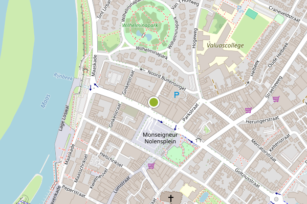 Ambulance-melding op Valuasstraat, Venlo op 26 juni, kaart-overzicht