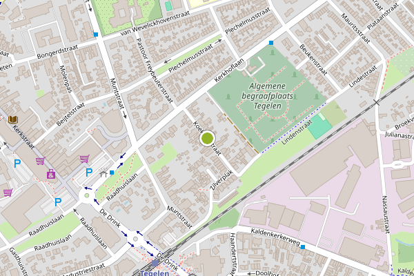 Ambulance-melding op Koekoekstraat, Tegelen op 27 juni, kaart-overzicht