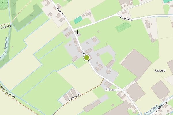 Ambulance-melding op Schandelo, Velden op 27 juni, kaart-overzicht
